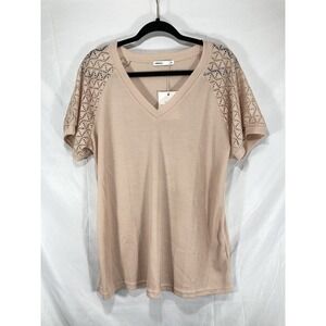 MIHOLL Boho Babydoll Style Shirt• NWT • XXL • Pink